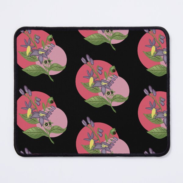 Item preview, Deadly Nightshade Atropa Belladonna Flowers and Berries designed and sold by Silver Sky by Janet.