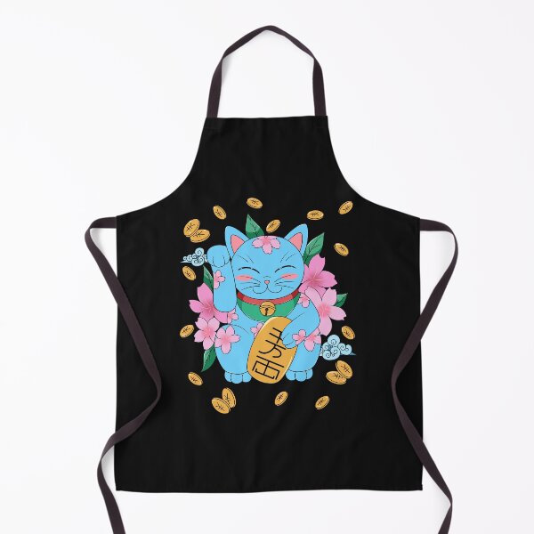 Item preview, Maneki neko with cerezo flower japanese  designed and sold by Natsukittyart.