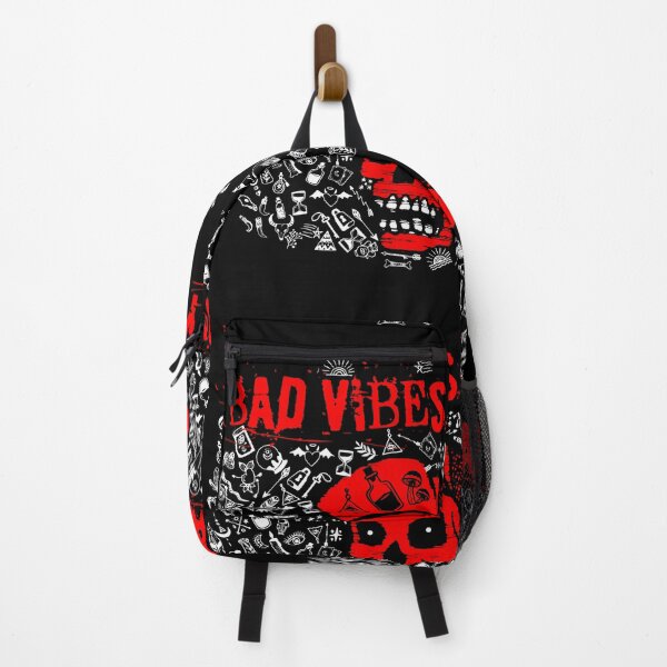 Item preview, BAD VIBES ONLY white and red comrade designed and sold by sandpaperdaisy.