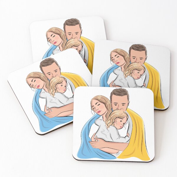 Item preview, Father says goodbye to his wife and child designed and sold by LADYGOODMOOD.