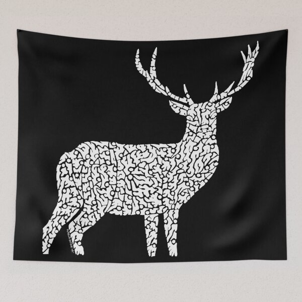Item preview, Deer (white) designed and sold by aureliart66.