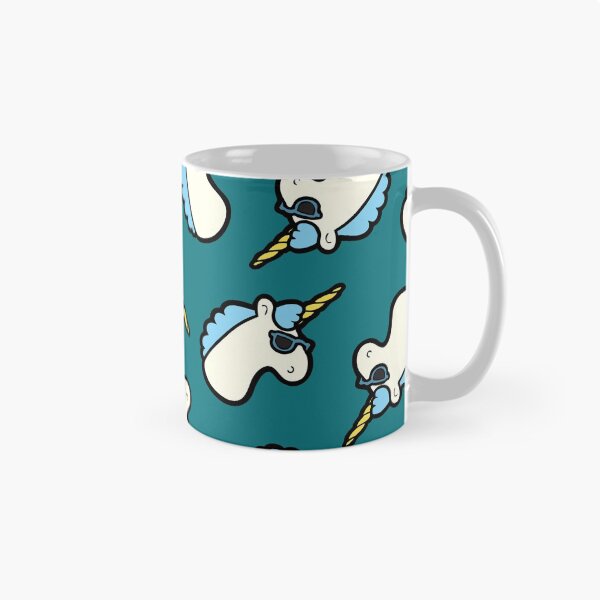 Item preview, Unicorns Are Cool Pattern - Blue designed and sold by evannave.