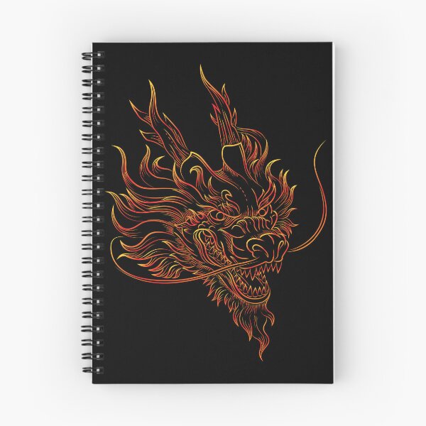 Item preview, Red Fiery Oriental Dragon Head designed and sold by hockeng.
