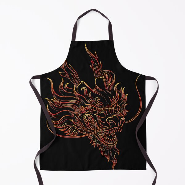 Item preview, Red Fiery Oriental Dragon Head designed and sold by hockeng.