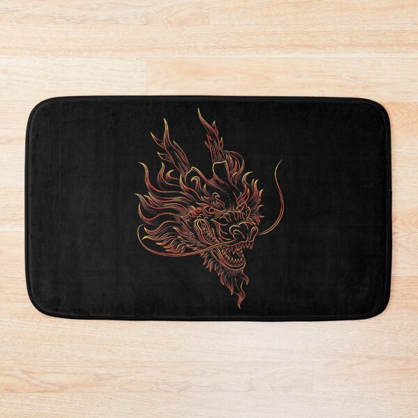 Item preview, Red Fiery Oriental Dragon Head designed and sold by hockeng.