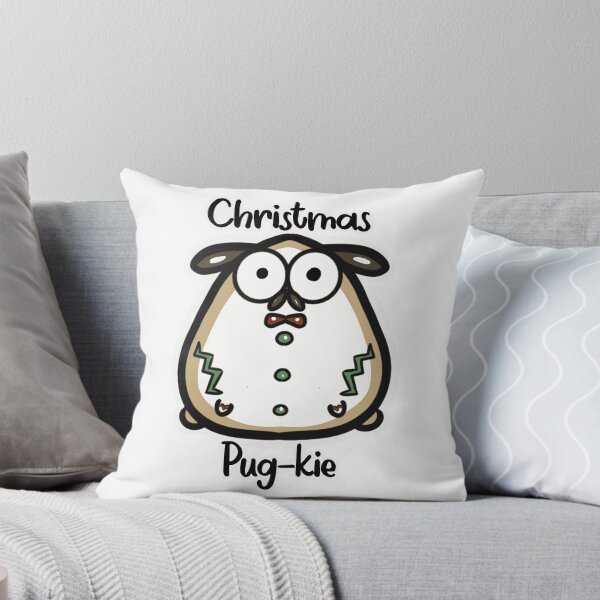 Item preview, Pug-kie - Gingerbread Pug designed and sold by Maykede.