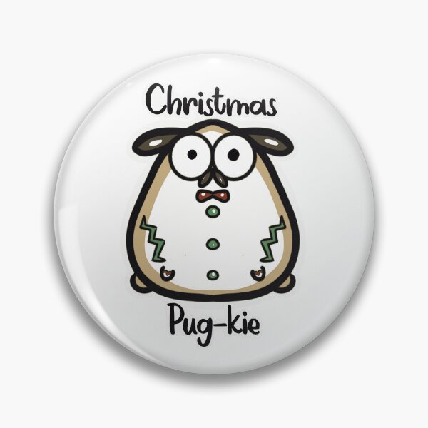 Item preview, Pug-kie - Gingerbread Pug designed and sold by Maykede.