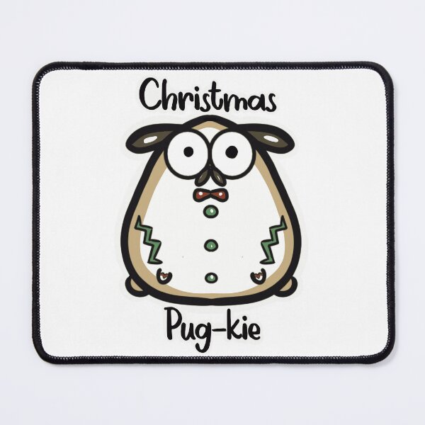 Item preview, Pug-kie - Gingerbread Pug designed and sold by Maykede.