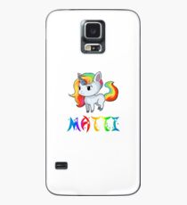 Matti Unicorn Sticker Case/Skin for Samsung Galaxy