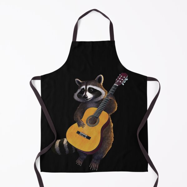 Item preview, Cute Raccoon Playing Guitar | Raccoon playing guitar gif | Raccoon designed and sold by TeeARTHY.