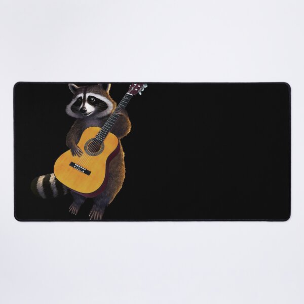 Item preview, Cute Raccoon Playing Guitar | Raccoon playing guitar gif | Raccoon designed and sold by TeeARTHY.