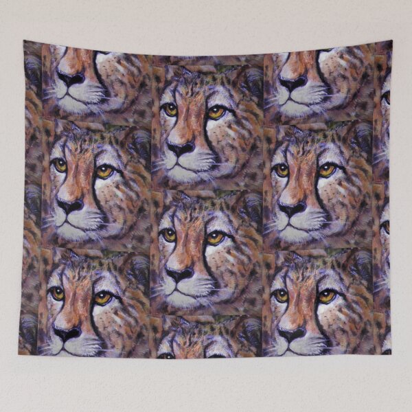 Item preview, Cheetah Cat Painting designed and sold by KVELKY.