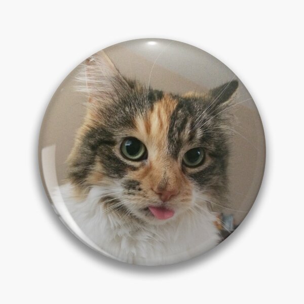 Item preview, Silly OK Cat Sticking Her Tongue Out Design designed and sold by TheOKCat.