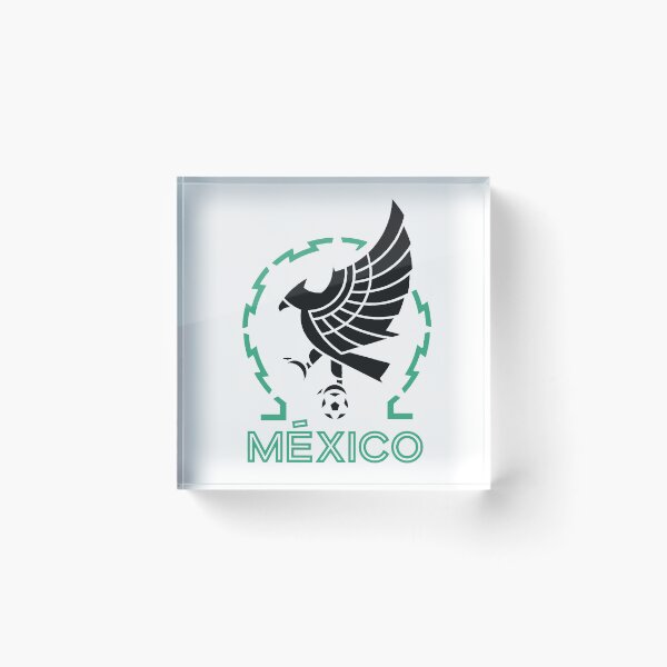 Item preview, Light Green Crest Mexico Soccer National Black Eagle World Cup graphic designed and sold by ColombiaStore.
