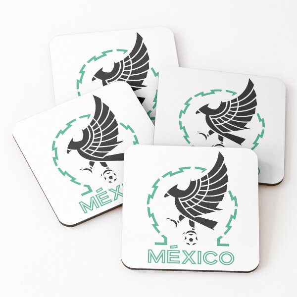 Item preview, Light Green Crest Mexico Soccer National Black Eagle World Cup graphic designed and sold by ColombiaStore.