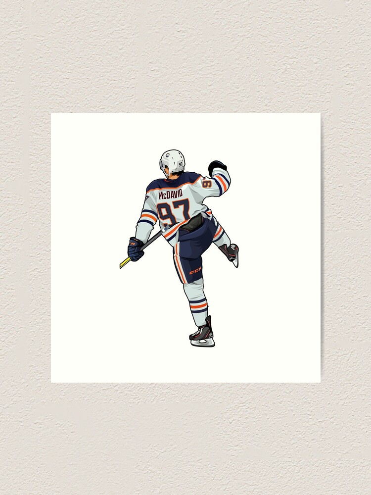 Connor McDavid Edmonton Oilers Youth Pixel Player 2.0 T-Shirt