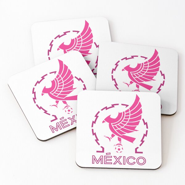 Item preview, Latina World Cup Pink Mexico Soccer National team crest designed and sold by ColombiaStore.