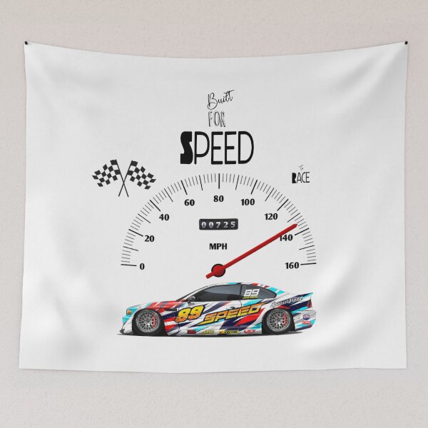 Item preview, Build For Speed White Red Blue Sport Car designed and sold by darknessjeff86.