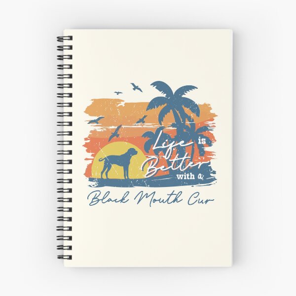 Item preview, Life is Better With Black Mouth Cur Beach Sunset Retro Vintage designed and sold by rafaeltto.
