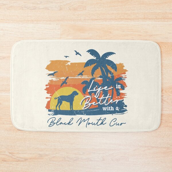 Item preview, Life is Better With Black Mouth Cur Beach Sunset Retro Vintage designed and sold by rafaeltto.