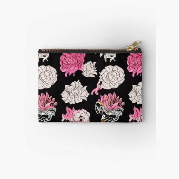 Item preview, Skulls with Pink and White Roses Pattern designed and sold by DesignerKin.