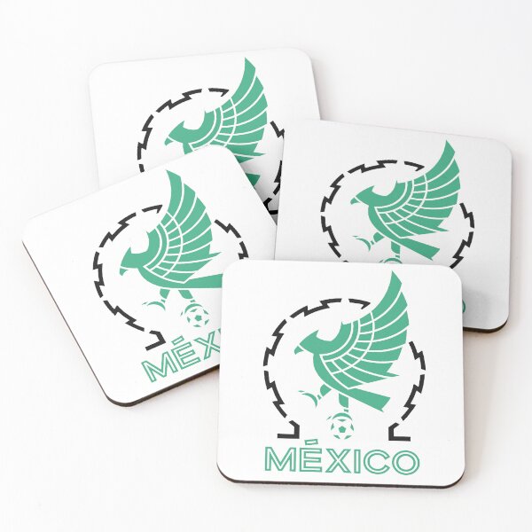 Item preview, Mexico Futbol National Team Lite Green Eagle Black Crest designed and sold by ColombiaStore.