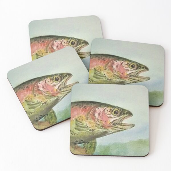 Item preview, Rainbow Trout Painting designed and sold by KVELKY.