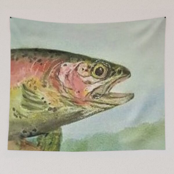 Item preview, Rainbow Trout Painting designed and sold by KVELKY.
