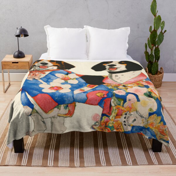 Item preview, Cute puppies in floral patterns designed and sold by Bakesales.