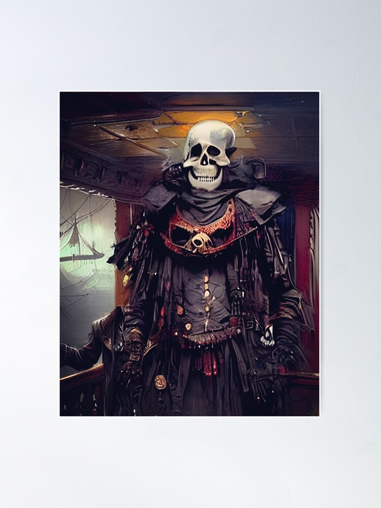 Skeleton Pirate Captain 