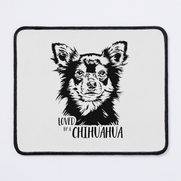 Item preview, Loved by a Chihuahua dog saying designed and sold by dogarts.