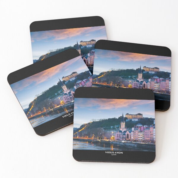 Item preview, Saint-Georges church and sunset over Old Lyon designed and sold by Gaël FONTAINE.