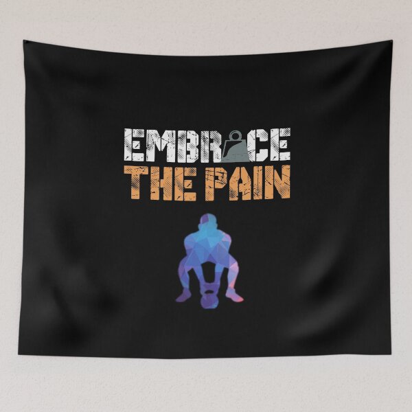 Item preview, Embrace The Pain With Kettle Bell Day designed and sold by Desiznn.