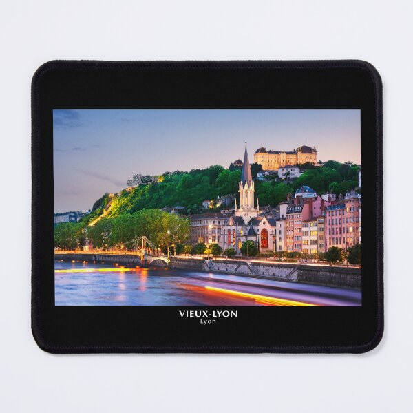 Item preview, Saint-Georges church and sunset over Old Lyon designed and sold by Gaël FONTAINE.
