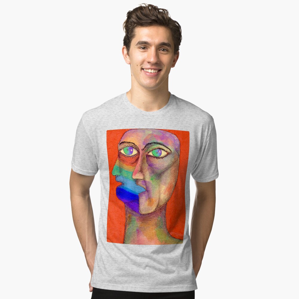 Item preview, Tri-blend T-Shirt designed and sold by aremaarega.
