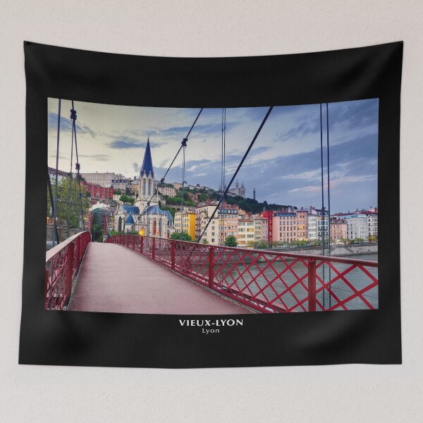 Item preview, Saint-Georges church and sunset over Old Lyon designed and sold by Gaël FONTAINE.