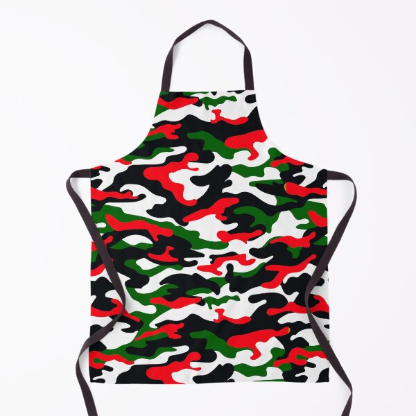 Item preview, Camuflaje navideño con patrón verde y rojo, blanco y negro designed and sold by SaintMari.