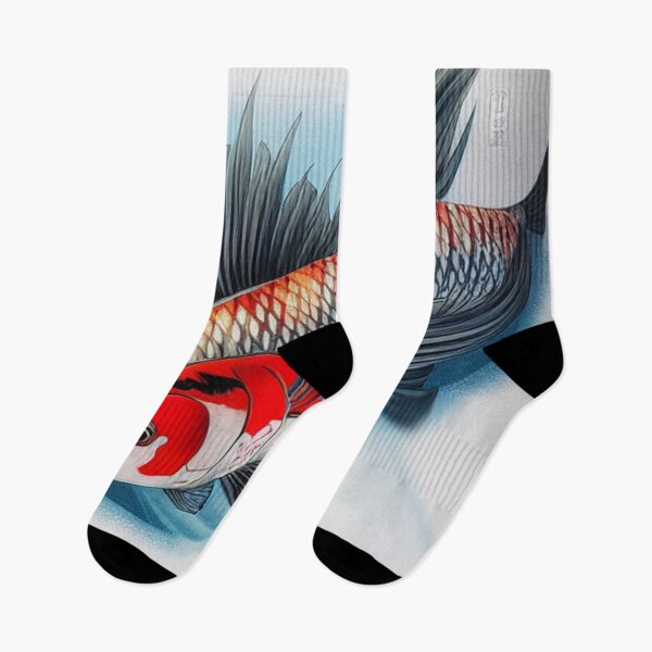 Item preview, Japanese Irezumi Tattoo Style Koi Fish Three Eyed designed and sold by DesignerKin.