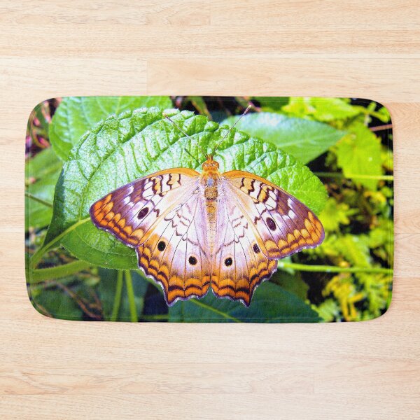 Item preview, White Peacock Butterfly On Leaf designed and sold by What I See by Dawne.