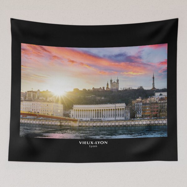 Item preview, Sunset over Old Lyon designed and sold by Gaël FONTAINE.