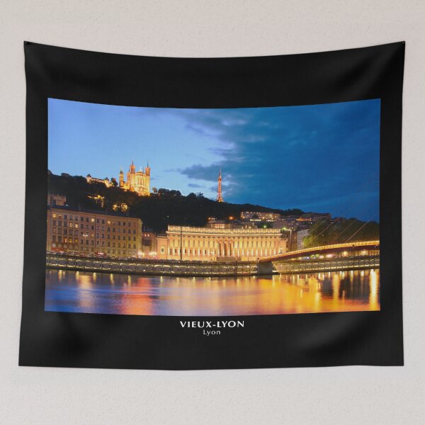 Item preview, Sunset over Old Lyon designed and sold by Gaël FONTAINE.