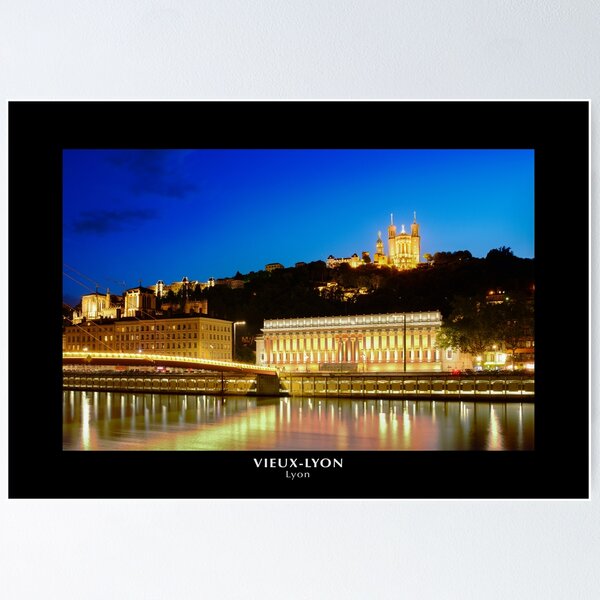 Item preview, Sunset over Old Lyon designed and sold by Gaël FONTAINE.