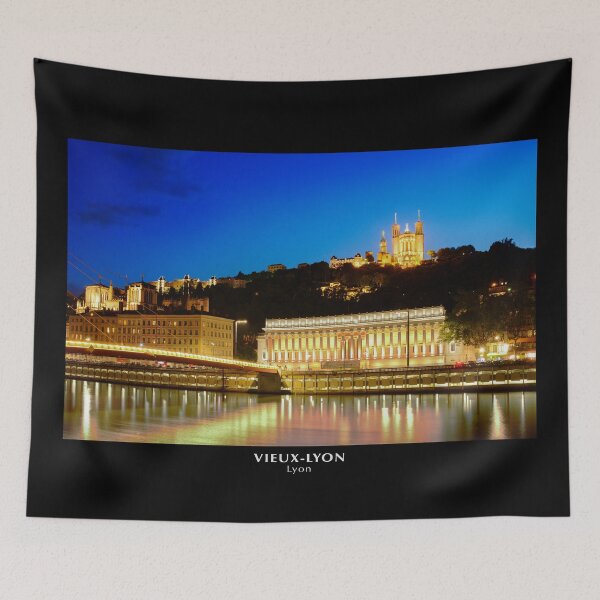 Item preview, Sunset over Old Lyon designed and sold by Gaël FONTAINE.