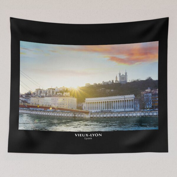Item preview, Sunset over Old Lyon designed and sold by Gaël FONTAINE.