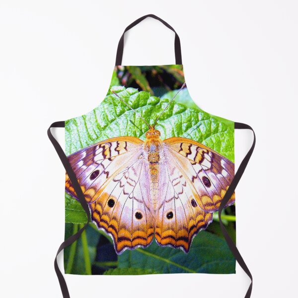 Item preview, White Peacock Butterfly On Leaf designed and sold by What I See by Dawne.
