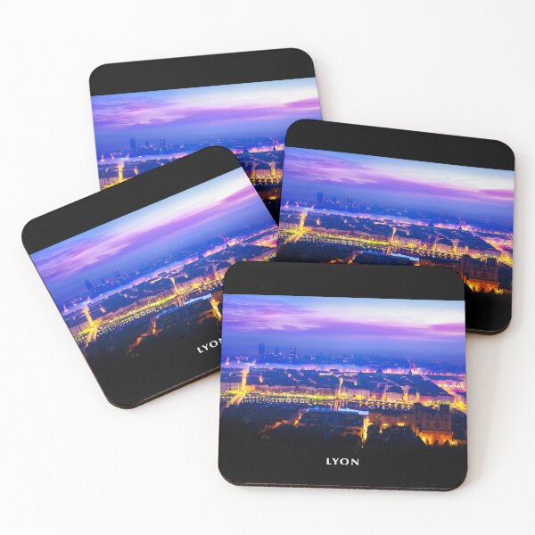 Item preview, Sunrise over the city of Lyon designed and sold by Gaël FONTAINE.