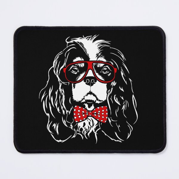 Item preview, Funny Cavalier King Charles Spaniel dog portrait designed and sold by dogarts.
