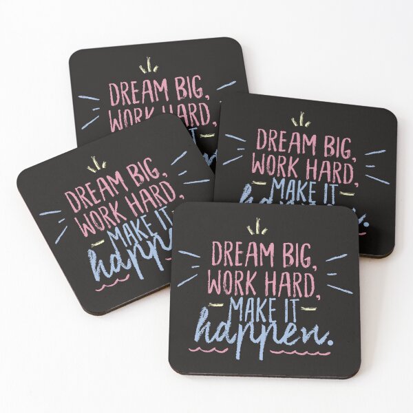 Item preview, Dream Big Work Hard Make It Happen designed and sold by CreatorWorld29.
