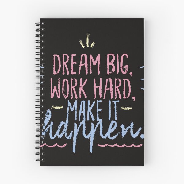 Item preview, Dream Big Work Hard Make It Happen designed and sold by CreatorWorld29.