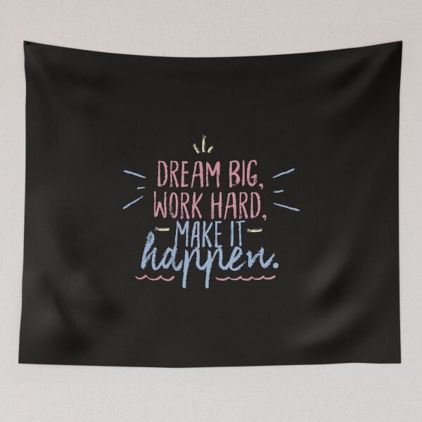 Item preview, Dream Big Work Hard Make It Happen designed and sold by CreatorWorld29.